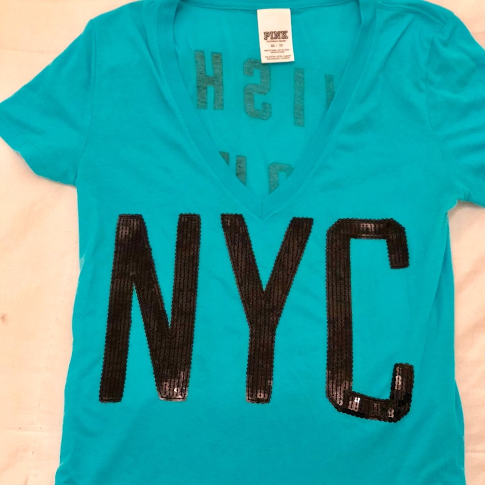 Victoria’s Secret Pink NYC Sequin Shirt